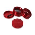 Hammercraft x RAW® Κόκκινο Grinder Τρίφτης Καπνού Αλουμινίου 4μέρη Large-1