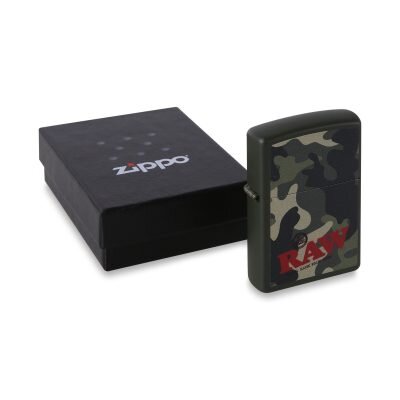 RAW® Zippo Αναπτήρας Camouflage Full Print