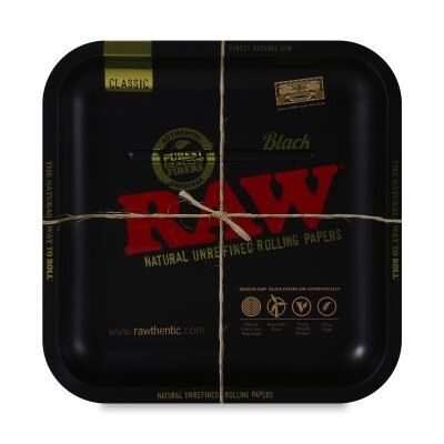 RAW® Τετράγωνος Μαύρος Μεταλλικός Δίσκος Στριψίματος Medium