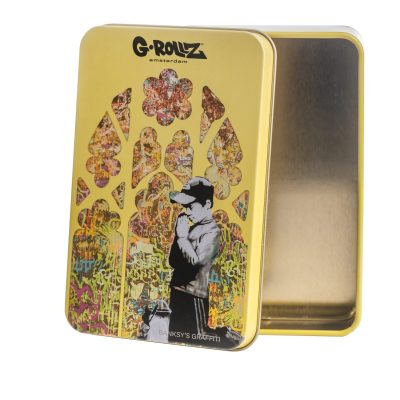 G-Rollz Μεταλλικό Κουτί Αποθήκευσης Banksy’s Graffiti Μεγάλο Διάφορα Σχέδια-1