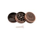 Amsterdam Green Μεταλλικό Grinder Τρίφτης Καπνού 3μέρη 40mm Χαλκινο
