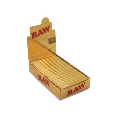 RAW® Ethereal Χρυσό Χαρτάκια Στριφτού 1¼-Display