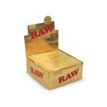 RAW® Ethereal Χρυσό Χαρτάκια Στριφτού Μεγάλα KingSize Slim- display