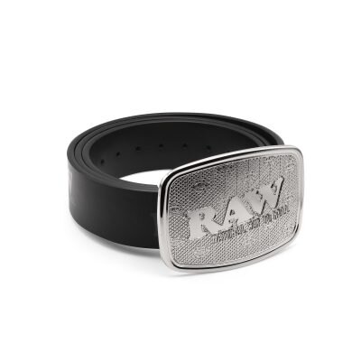 RAW® x Rolling Papers - Μαύρη Ζώνη Με Αγκράφα