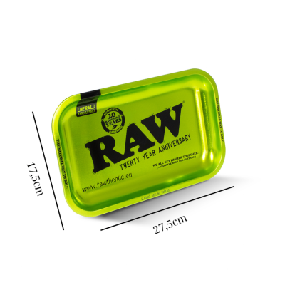 RAW® Επετειακός Δίσκος Στριψίματος Emerald Anniversary Small - Διαστάσεις