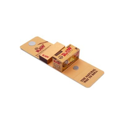 RAW® Connoisseur Ρολό Στριφτού KingSize Slim 5m με Σπαστές Τζιβάνες - Ανοιχτο
