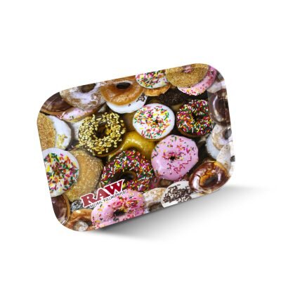 RAW® Metal Rolling Tray Donuts – Μεταλλικός Δίσκος Στριψίματος Medium -2