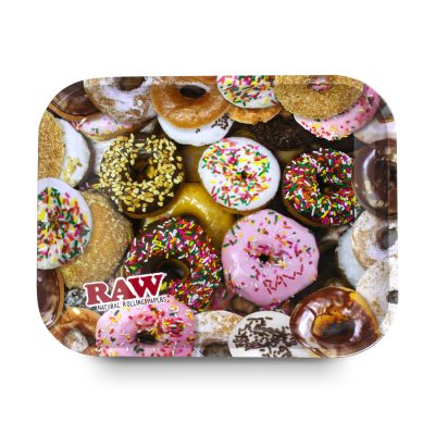 RAW® Metal Rolling Tray Donuts – Μεταλλικός Δίσκος Στριψίματος Medium