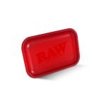 RAW® Rolling Tray – Κόκκινος Ματ Μεταλλικός Δίσκος Στριψίματος Small- 1