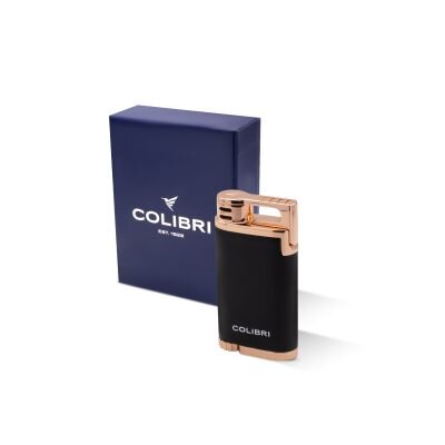 Colibri Belmont Αναπτήρας Μαύρο-Ροζ Χρυσό