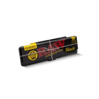 RAW® Black Μεταλλική Θήκη Για Χαρτάκια Στριφτού KingSize