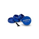 ELEMENTS® Μπλε Grinder Τρίφτης Καπνού Αλουμινίου 4μέρη Mini Ανοιχτό