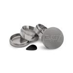 RAW® Grinder Τρίφτης Καπνού από Ανοξείδωτο Ατσάλι 4μέρη 60mm