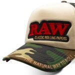 RAW® Camo και Μπεζ Καπέλο Trucker Με Poker Logo