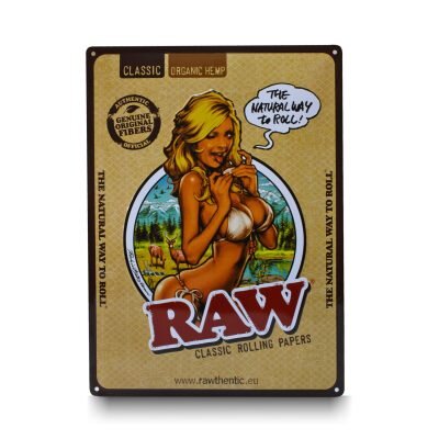 RAW® Retro Tin Sign RJB Μεταλλική Πινακίδα Τοίχου