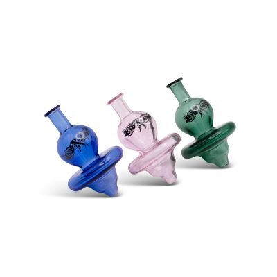 NIRVANA® Γυάλινο Carb Cap Διάφορα χρώματα