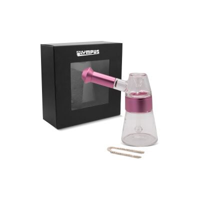OLYMPUS® Premium Πίπα Hemp Αλουμινίου 10cm ΡΟΖ