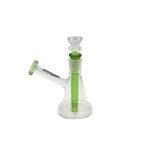 NIRVANA® Γυάλινο Bong Triangle 17cm ΠΡΑΣΙΝΟ