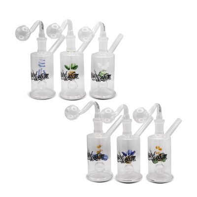 NIRVANA® Γυάλινο Bong Λαδιού Ivy 16cm σχέδια