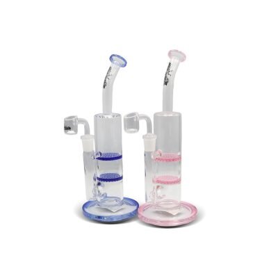 NIRVANA® Γυάλινο Dab Rig Bong Κεριού Honeycomb