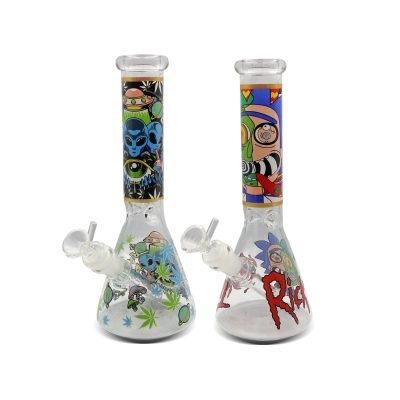 NIRVANA® Γυάλινο Ice Bong Cartoon 26cm -1