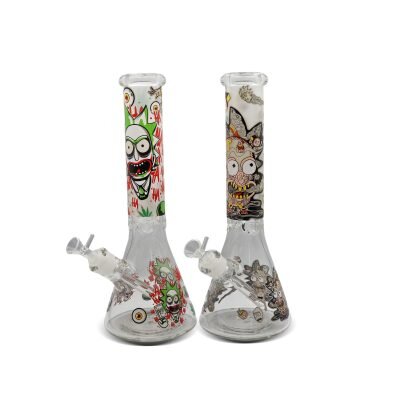 NIRVANA® Γυάλινο Ice Bong Cartoon 36cm-1