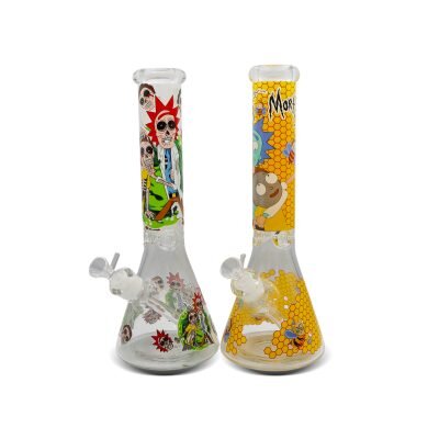 NIRVANA® Γυάλινο Ice Bong Cartoonz 36cm-1