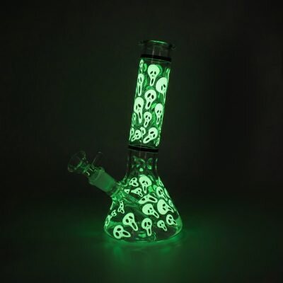 NIRVANA® Γυάλινο Ice Bong Scary 19.5cm -1