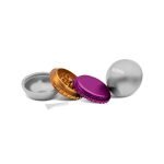 OLYMPUS® Grinder Τρίφτης Καπνού Αλουμινίου Ball 4μέρη 6.3cm Ασημί