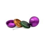 OLYMPUS® Grinder Τρίφτης Καπνού Αλουμινίου Ball 4μέρη 6.3cm -Μωβ