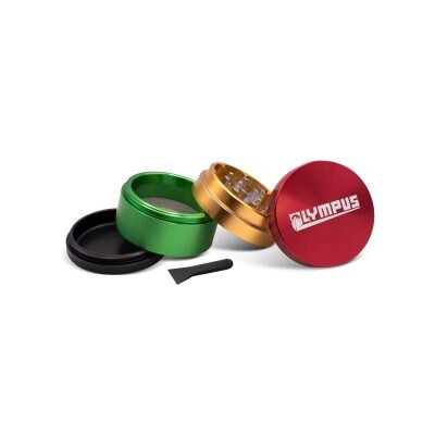 OLYMPUS® Grinder Τρίφτης Καπνού Αλουμινίου Basic 4μέρη 50mm - Rasta