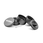 OLYMPUS® Grinder Τρίφτης Καπνού Αλουμινίου Cruci 5μέρη 6.3cm - Ανθρακί