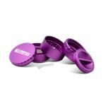 OLYMPUS® Grinder Τρίφτης Καπνού Αλουμινίου Cruci 5μέρη 6.3cm - Μωβ