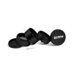 OLYMPUS® Grinder Τρίφτης Καπνού Αλουμινίου Flower 5μέρη 50mm - ΜΑΥΡΟ