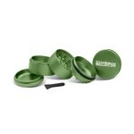 OLYMPUS® Grinder Τρίφτης Καπνού Αλουμινίου Flower 5μέρη 63mm -Πράσινο