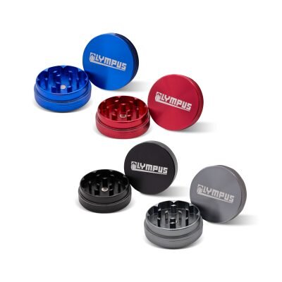 OLYMPUS® Grinder Τρίφτης Καπνού Αλουμινίου Original 2μέρη 40mm - 1