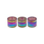 OLYMPUS® Μεταλλικό Grinder Τρίφτης Καπνού Alien Rainbow 4μέρη 50mm