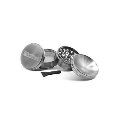 OLYMPUS® Μεταλλικό Grinder Τρίφτης Καπνού Curved 4μέρη 50mm