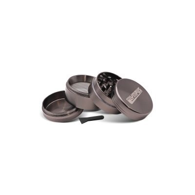 OLYMPUS® Μεταλλικό Grinder Τρίφτης Καπνού Drum 4μέρη 40mm - Κουτί 12τεμ. Ανθρακί