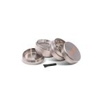 OLYMPUS® Μεταλλικό Grinder Τρίφτης Καπνού Drum 4μέρη 40mm - Κουτί 12τεμ. Ασημί