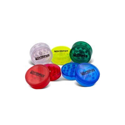 OLYMPUS® Πλαστικό Grinder Τρίφτης Καπνού Round 3μέρη 42mm –1