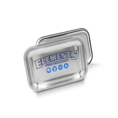 ELEMENTS® Ασημί Μεταλλικός Δίσκος Στριψίματος – Small-1