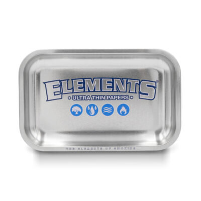 ELEMENTS® Ασημί Μεταλλικός Δίσκος Στριψίματος – Small