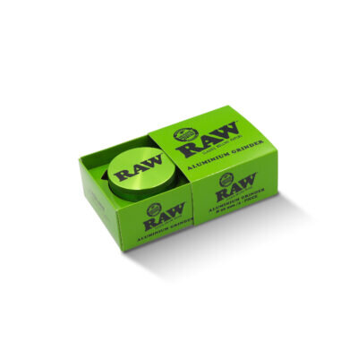 RAW® Grinder Πράσινο Αλουμινίου 4μέρη 56mm – Τρίφτης Καπνού-Κουτί