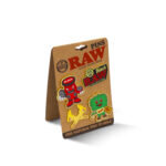 RAW® Καρφίτσες 2η Εκδοχή – Σετ Pins 4 Σχέδια- συσκευασία
