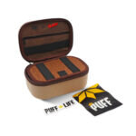 RAW® x Puff® Pro Case Μπεζ Τσαντάκι – Smell Proof Smokers Pouch- εσωτερικά
